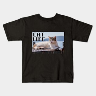 Cat Life Funny and Cute Kids T-Shirt